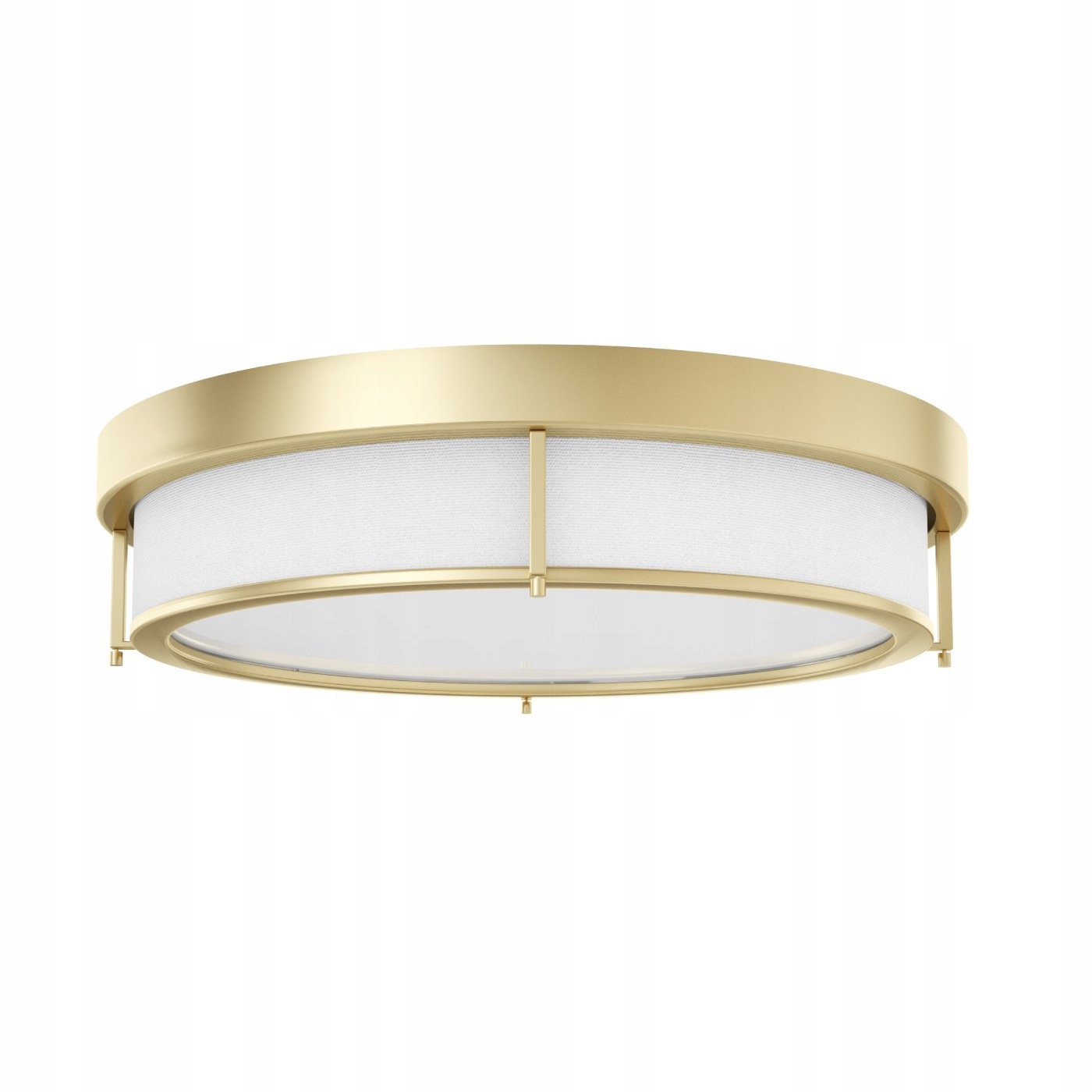 Art Deco Stropná lampa stropné svietidlo Romi veľká zlatá saténová, elegantná, klasická