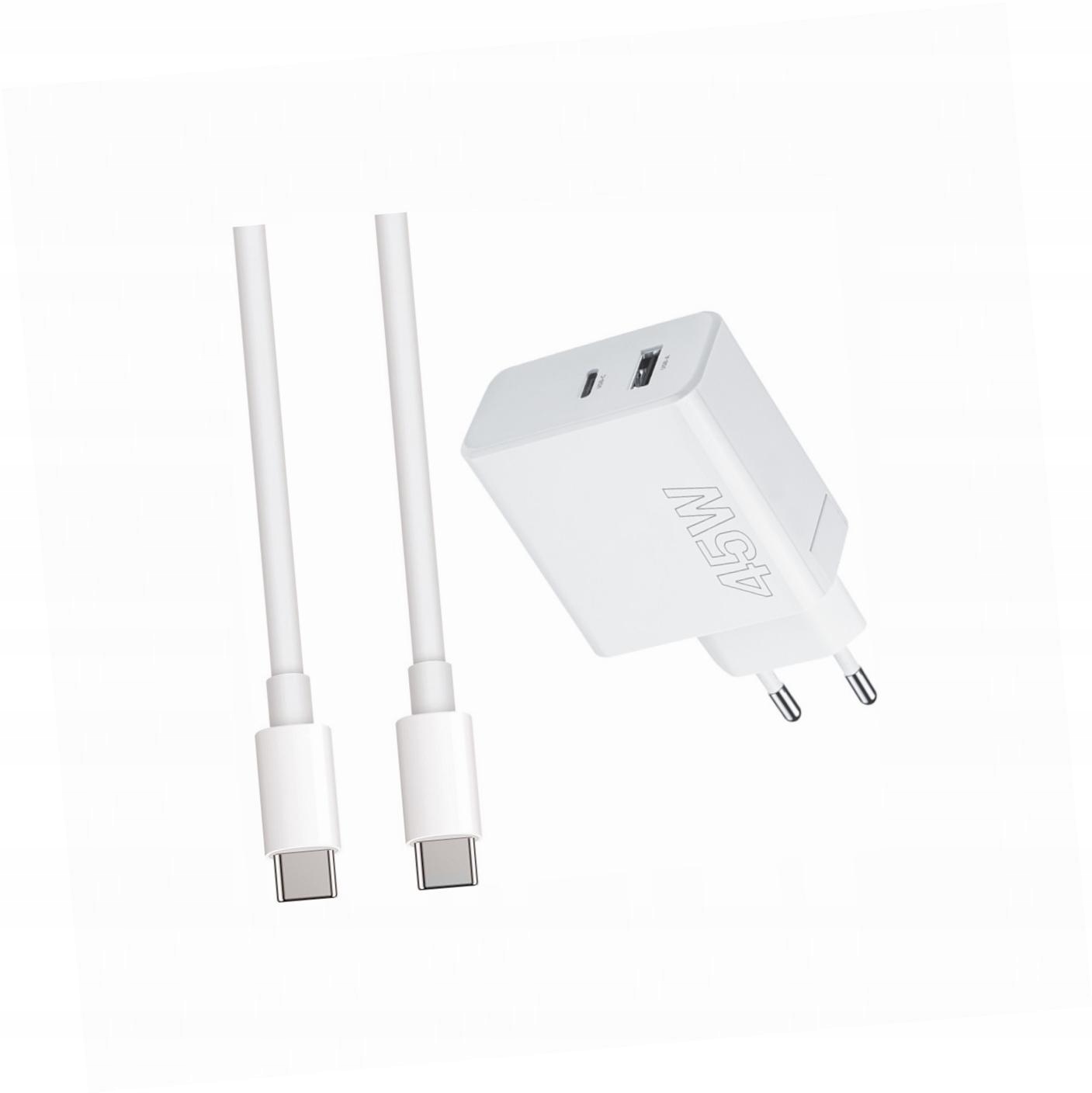 Szybka ładowarka 45W z długim kablem 2m 2 wejścia do Samsung Galaxy A52s
