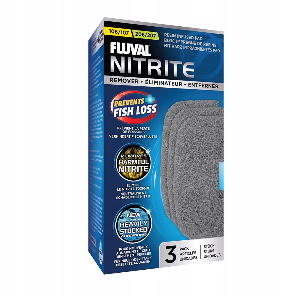 

Wkład Fluval Nitrite Remover 107/207 na azotany