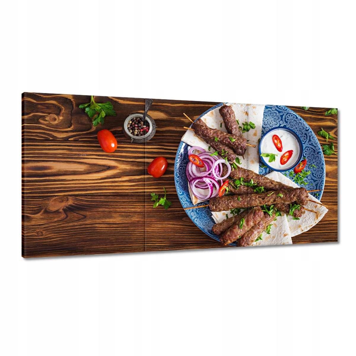 Obrazy 120x60 Turecký kebab Jídlo