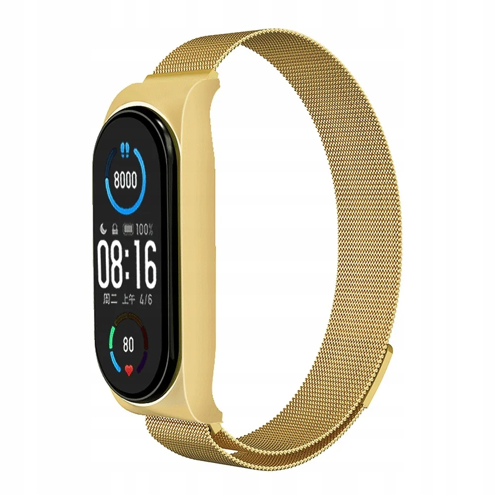 

Pasek opaska Metal do Xiaomi Mi Band 5 6