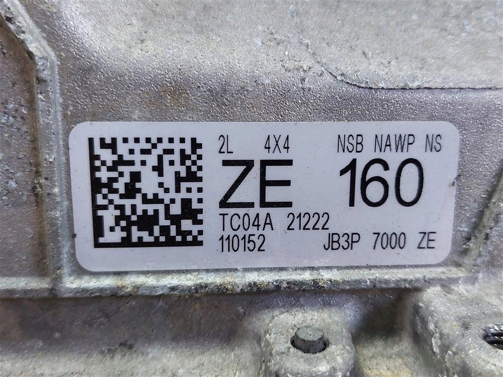 Skrzynia biegów Ford Ranger RAPTOR 2,0 TDCI JB3P-7000-ZE Typ samochodu Samochody osobowe