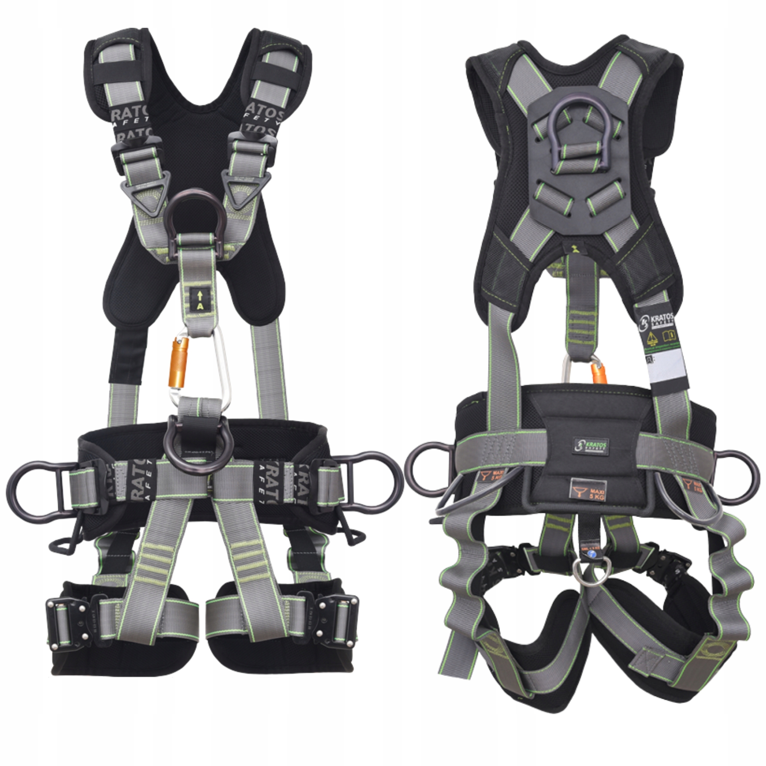 Szelki bezpieczeństwa asekuracyjne do prac z dostępem linowym r. S/l Kratos