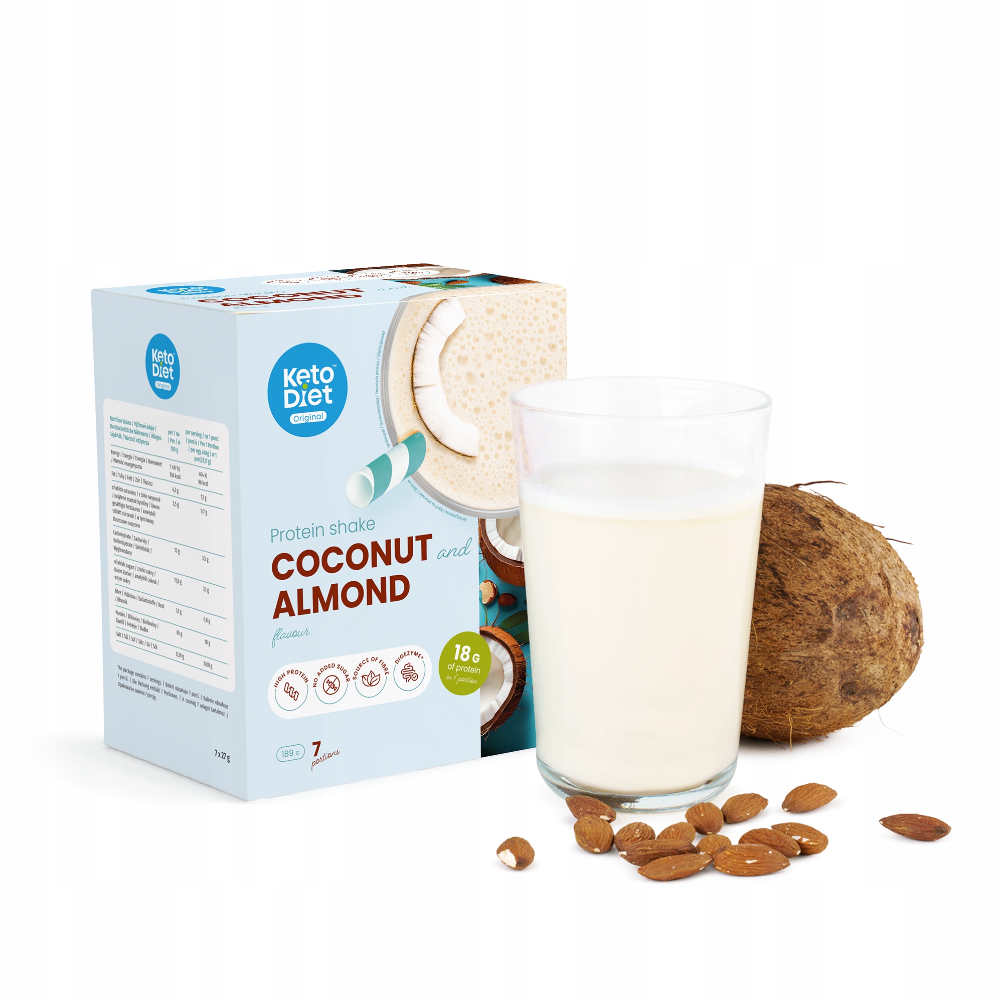 Levně Proteinový nápoj příchuť mandle & kokos (7 porcí)