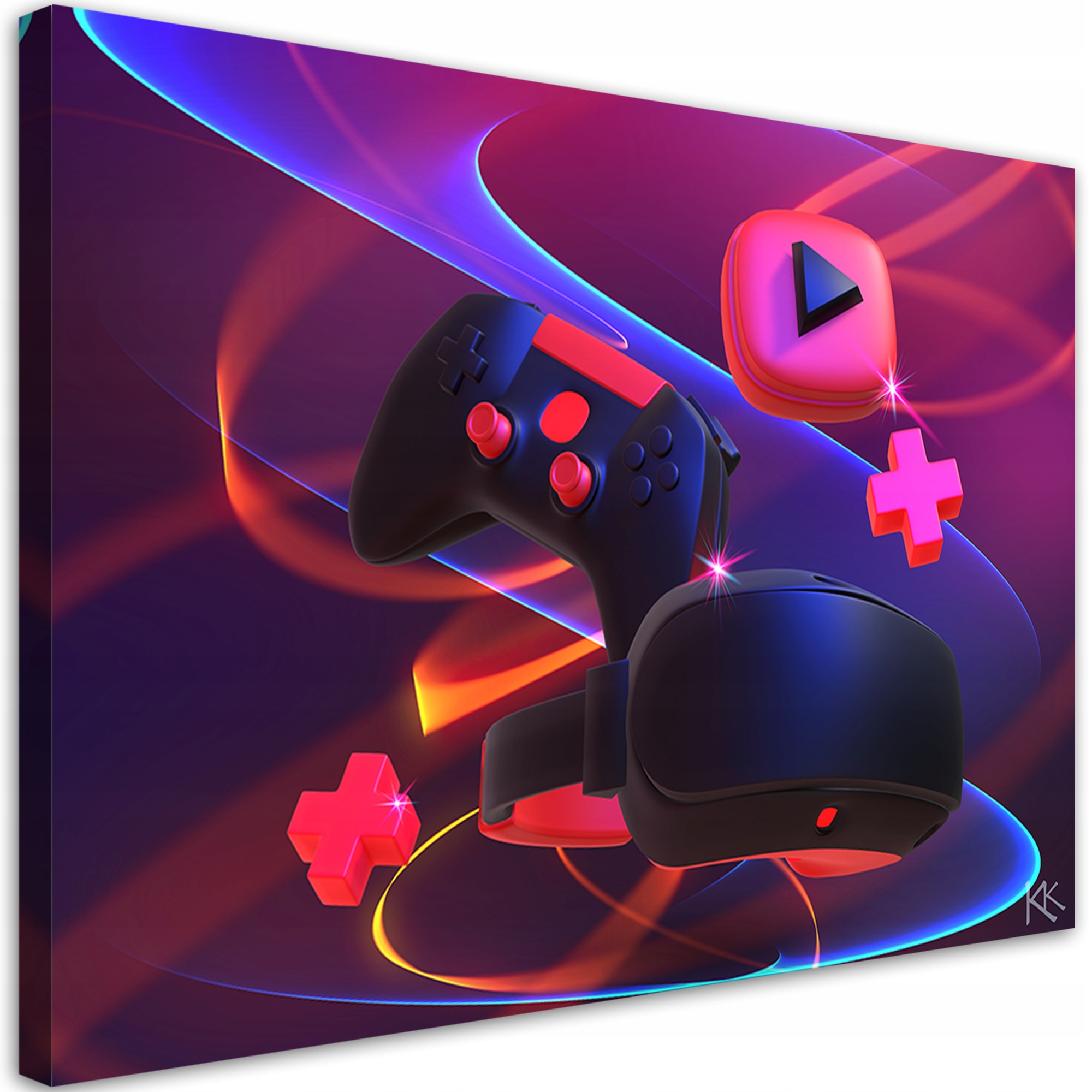 Obraz na plátne, Sada pre hráča 120x80