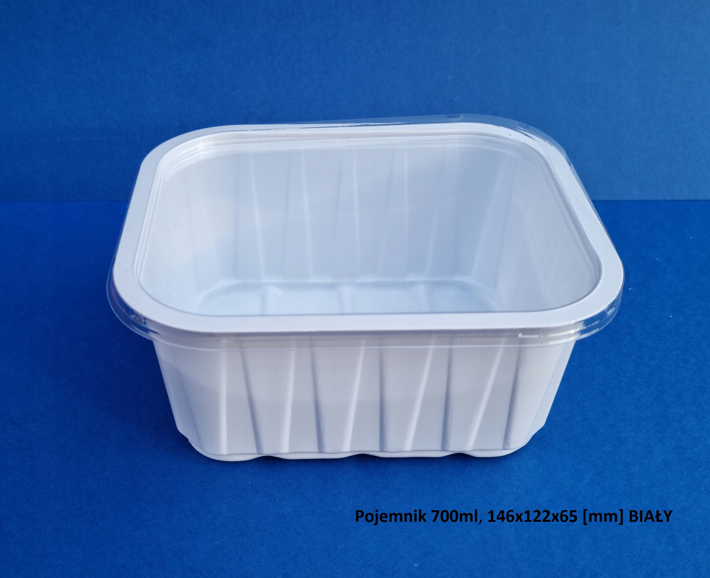 

Pojemniki hodowlane 700ml, Białe 10szt