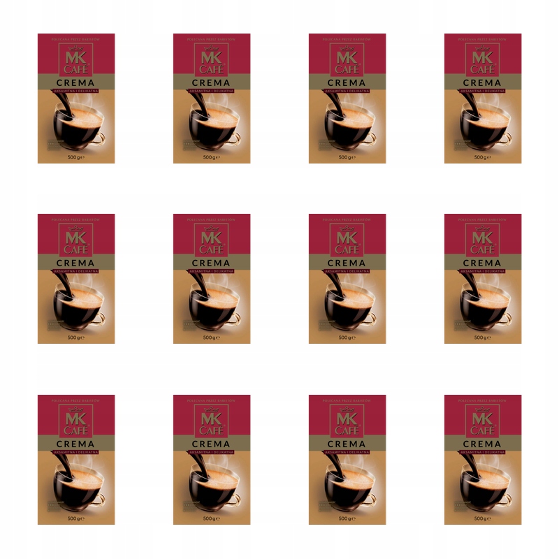 Kawa mielona Mk Cafe Crema 500g vac X12