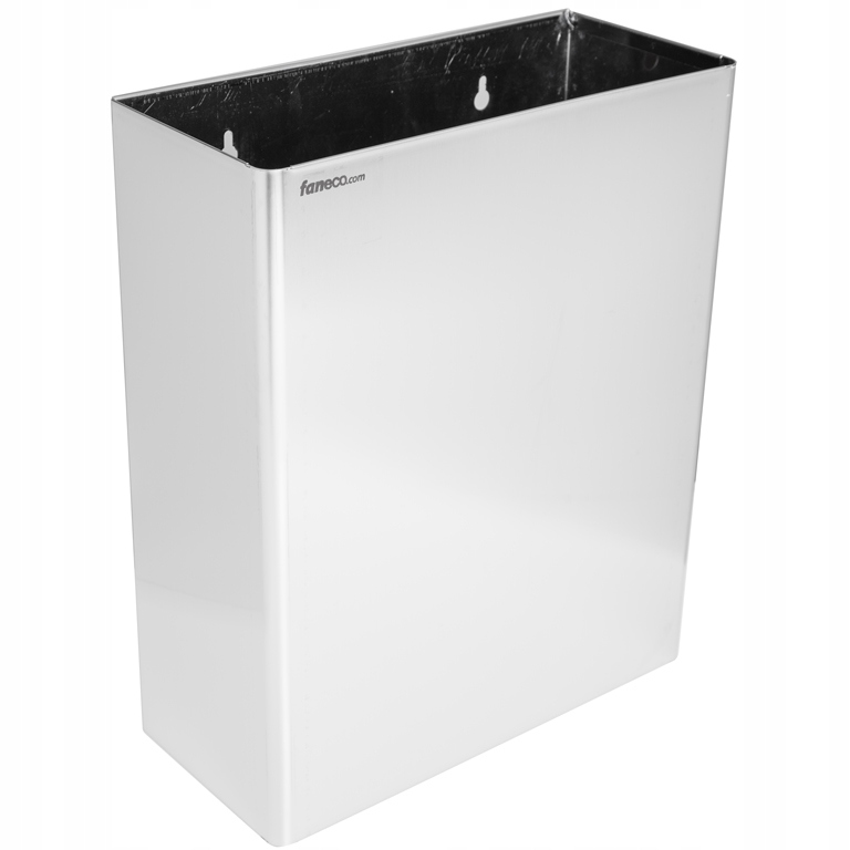 Nástěnný koš z ocel, 23 l, matný