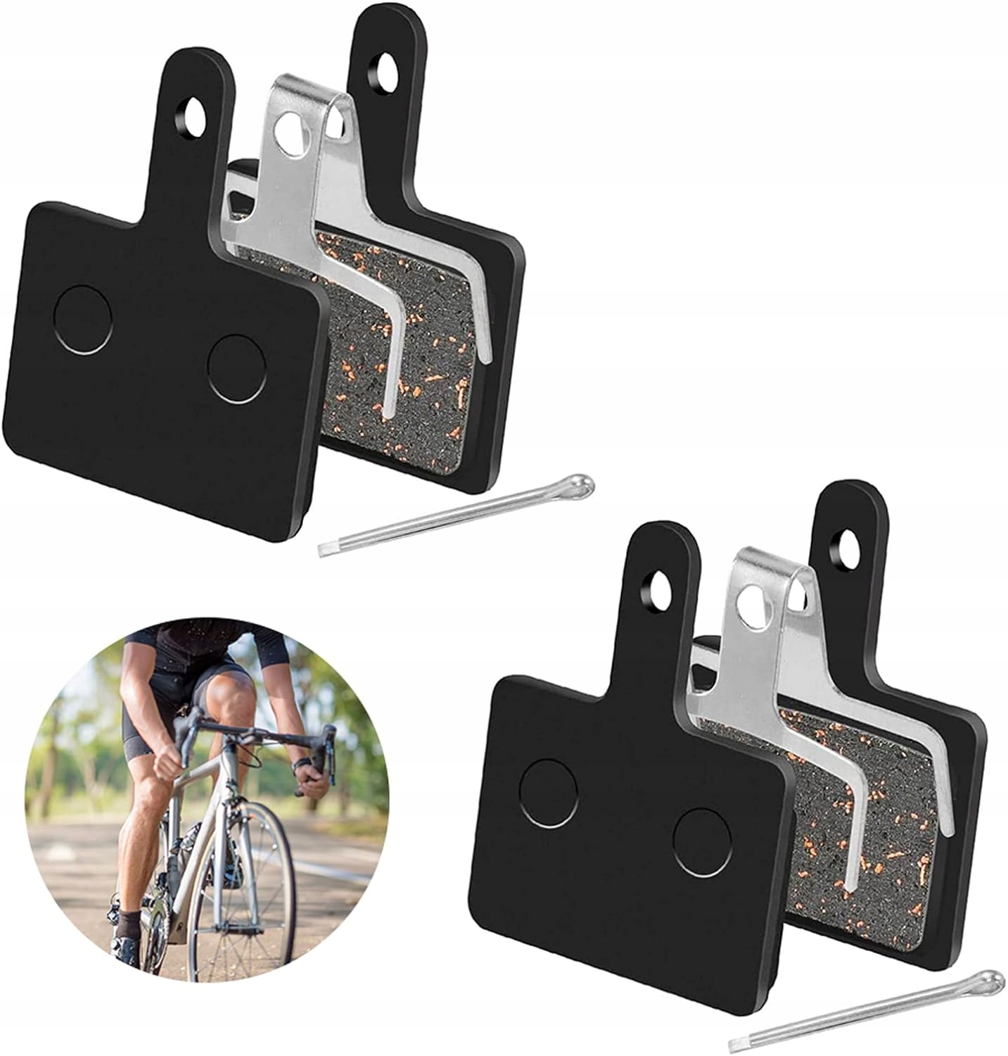 Brzdové Destičky Pro Kotoučové Brzdy, Kotouče Pro Cyklistické Brzdy, 2 Páry