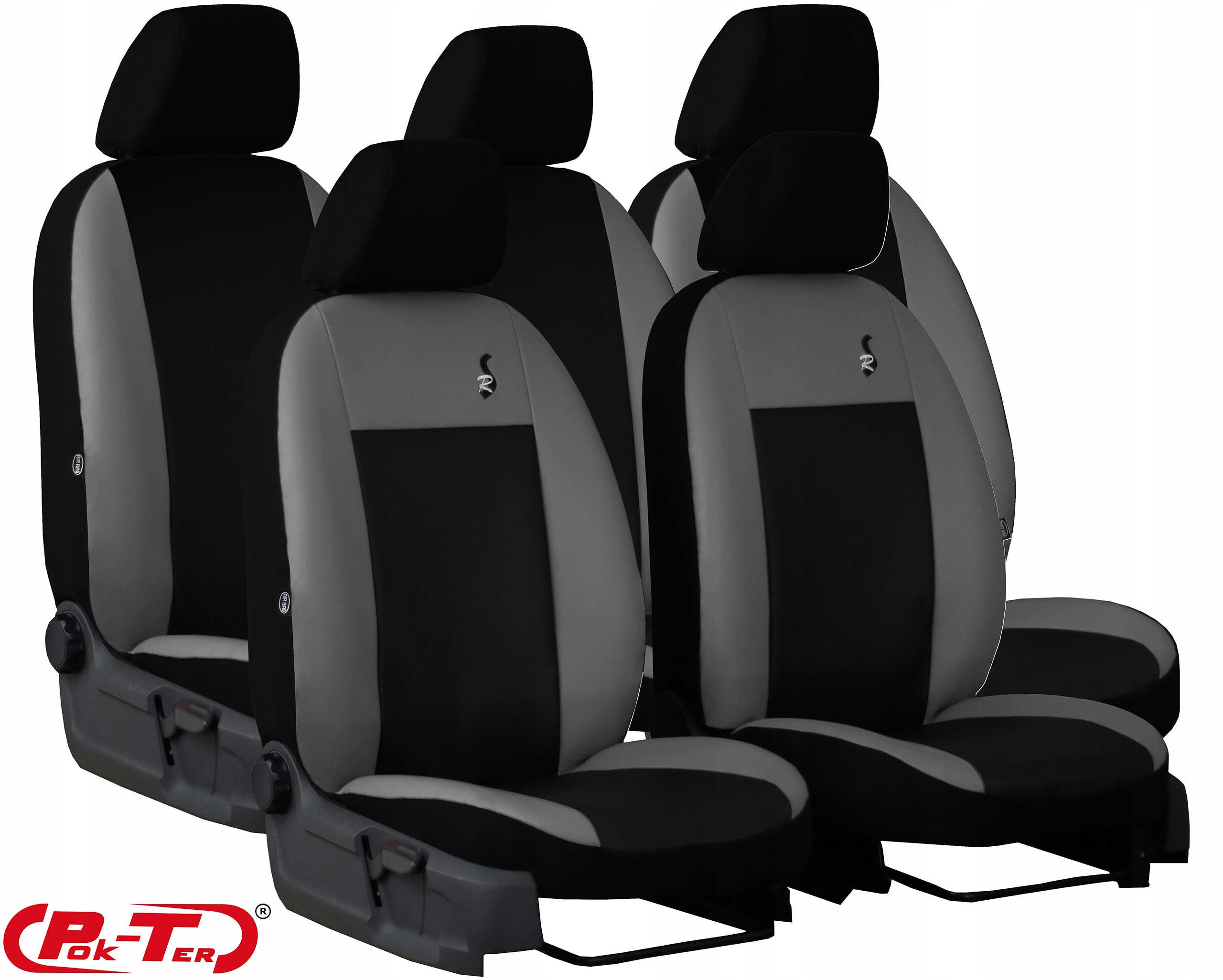 SKÓRZANE POKROWCE MIAROWE DO OPEL COMBO E 5x1 Typ pokrowiec