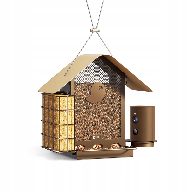 Birdfy Feeder Metal V Ai krmítko pro ptáky s kamerou 1080P IP65 WiFi aplikace