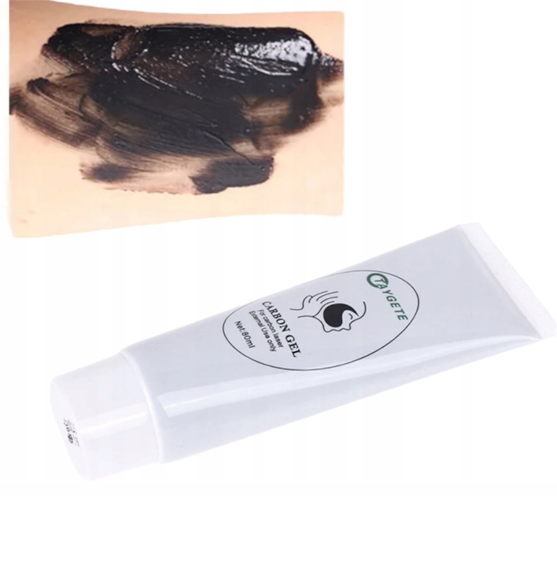 CZARNA MASKA PEELING WĘGLOWA DO TWARZY CARBON 80ML Marka inna marka