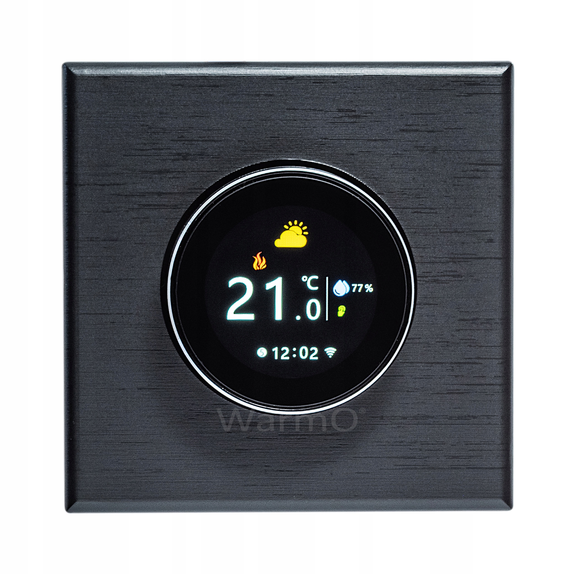 Regulátor Teploty WarmO B70b Wifi Termostat Čierny podlahové vykurovanie