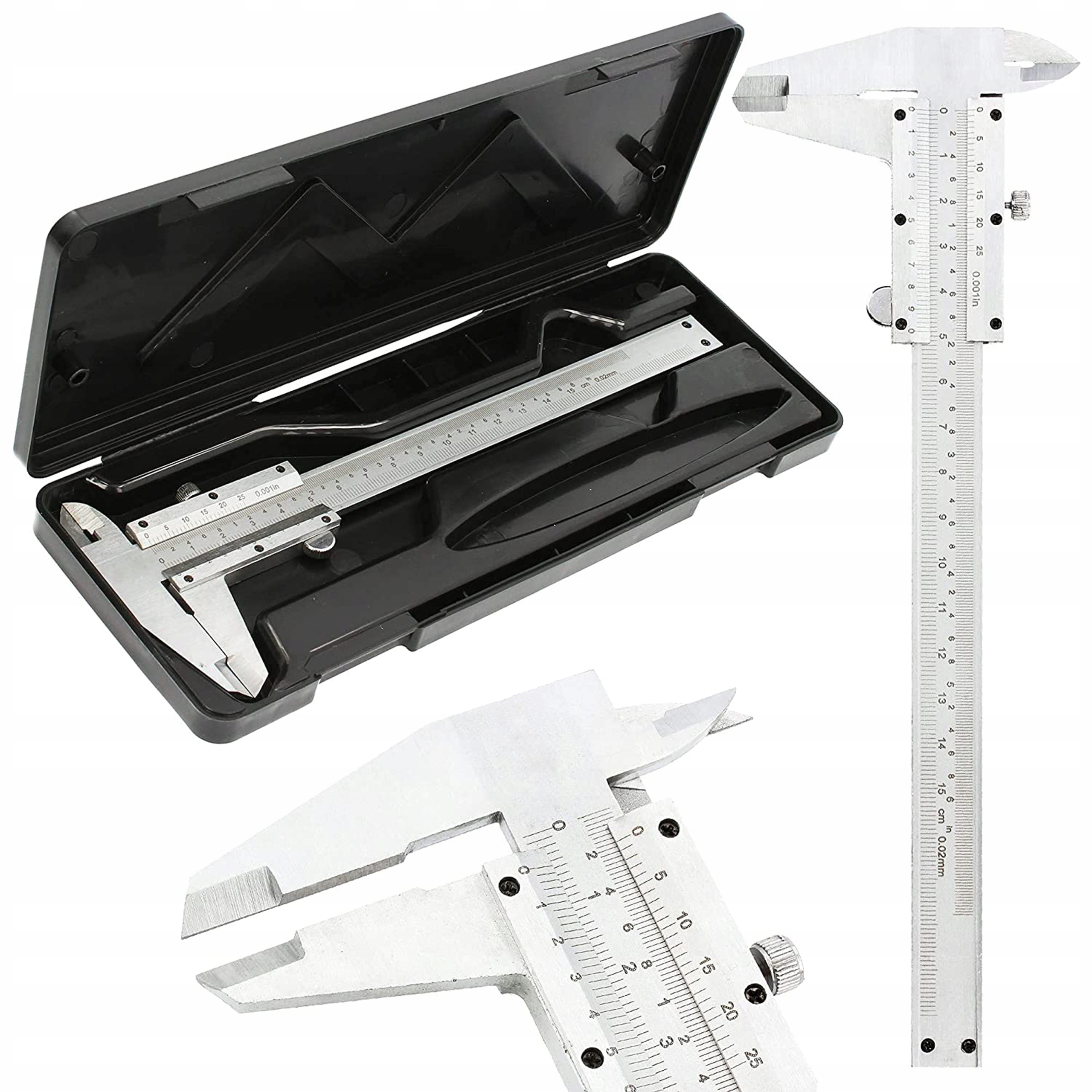 SUWMIARKA NONIUSZOWA L150 0,02mm ANALOGOWA INOX