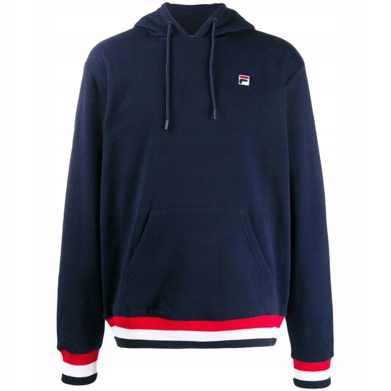 Fila Pánská mikina s kapucí přes hlavu Fila Caro 684569-003 M