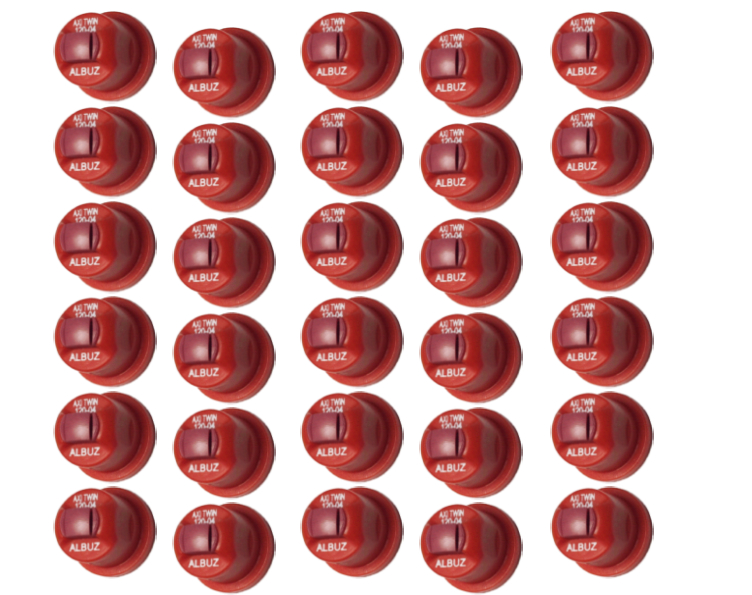 KOMPLET ROZPYLACZY BELKA 15M AXI TWIN 120 03 ALBUZ