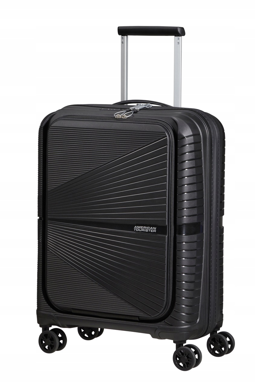 American Tourister Airconic walizka kabinowa z przegrodą laptopa czarna