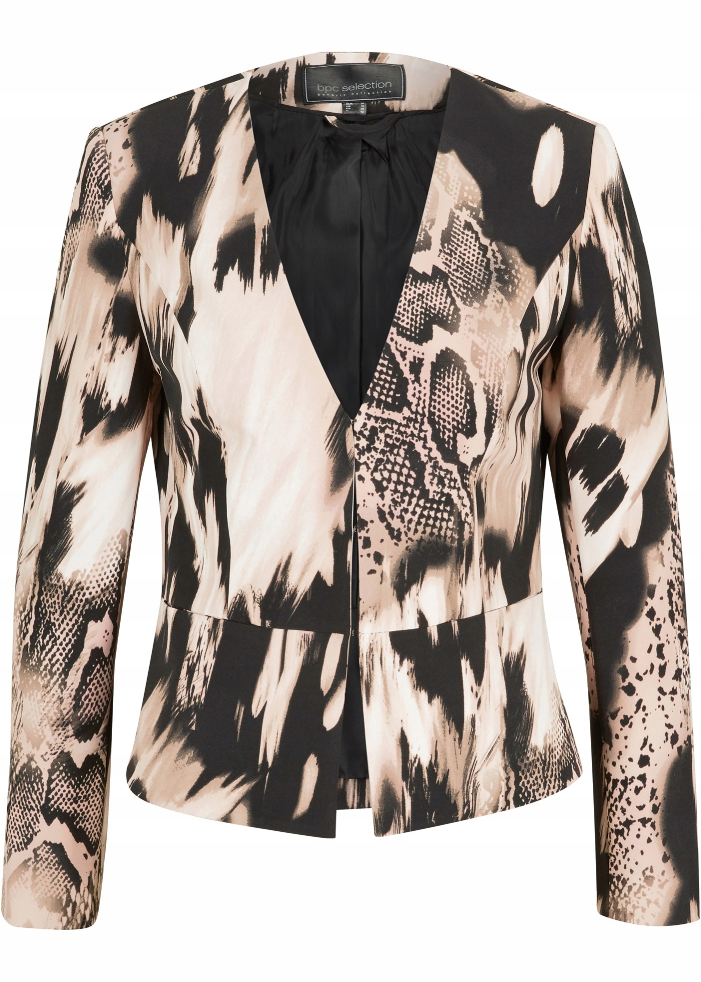 (43/305) BPC WZORZYSTY KRÓTKI ŻAKIET r.38