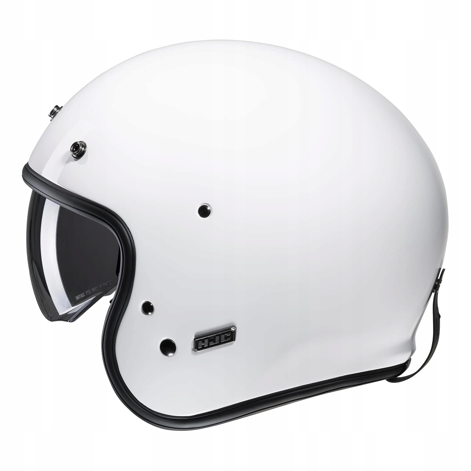 Motocyklová Prilba Otvorená Jett Hjc V31 Biela