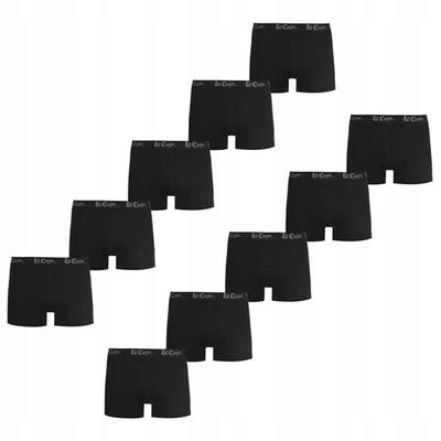 

Lee Cooper bokserki męskie 10 sztuk czarne L