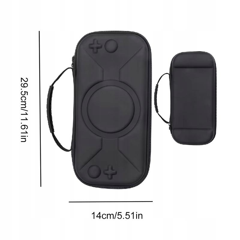 Etui pokrowiec do Nintendo Switch 2 i akcesoria SOLIDNE małe PORĘCZNE zamek