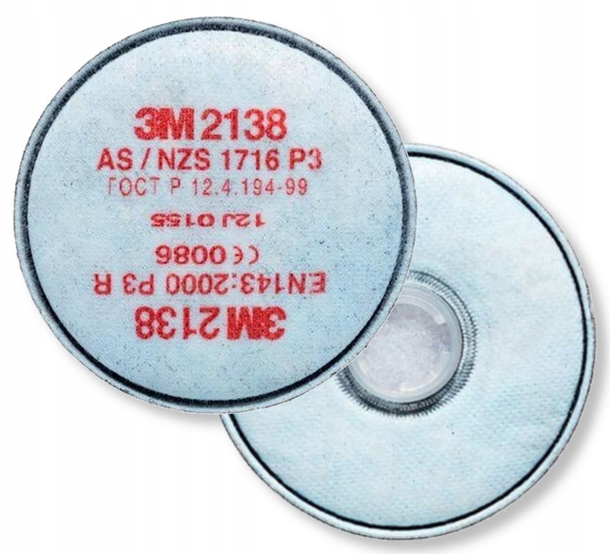 3M 2138 P3 FILTR PRZECIWPYŁOWY KOMPLET 2 SZTUKI