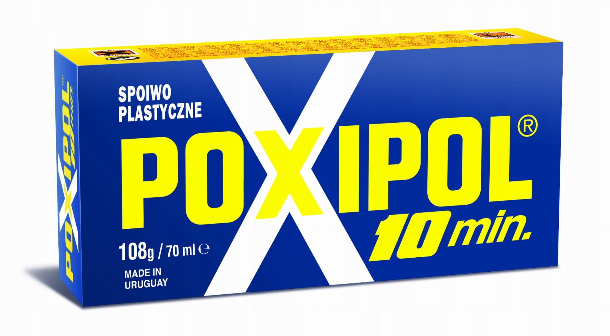 Klej dwuskładnikowy spoiwo plastyczne Poxipol szary metalizowany 108 g 70ml