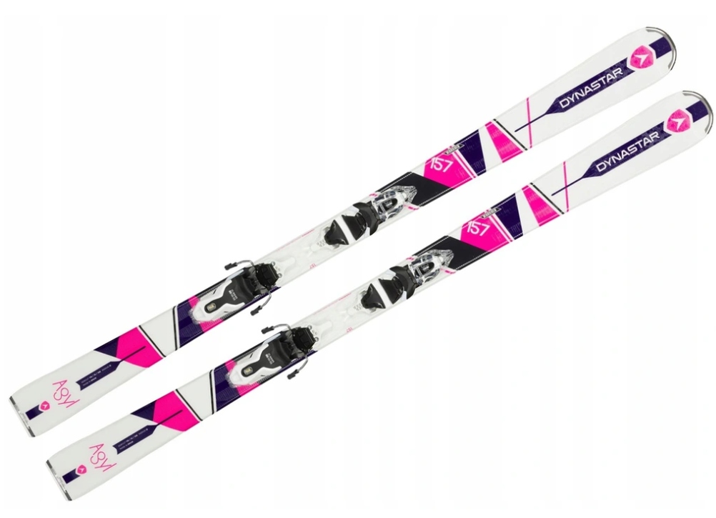 Narty Zjazdowe Dynastar Agyl 157 cm Białe