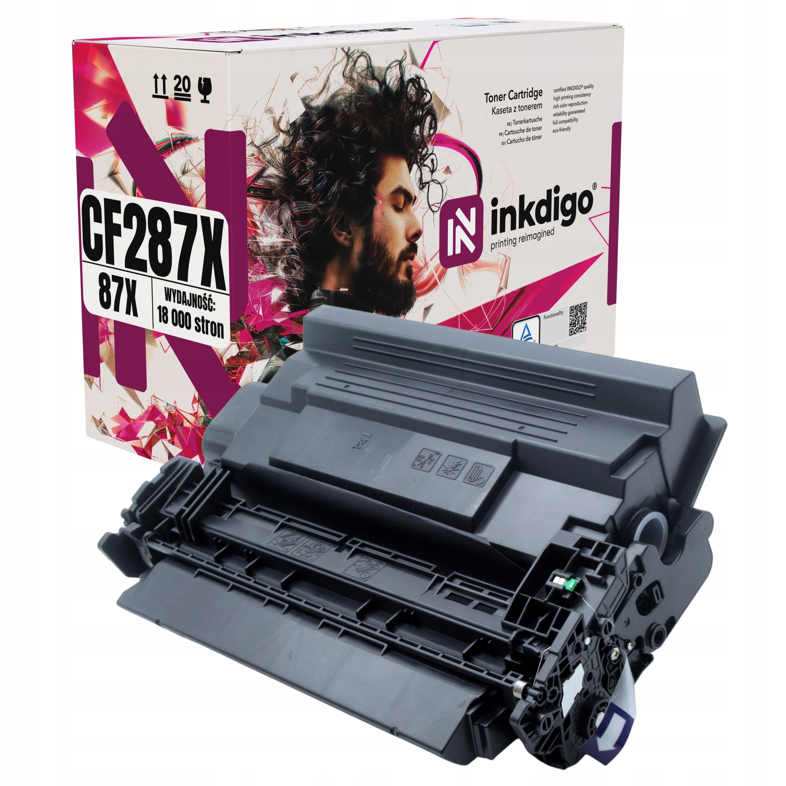 Toner Inkdigo Tuv Pro Hp CF287X 87X M506 M527