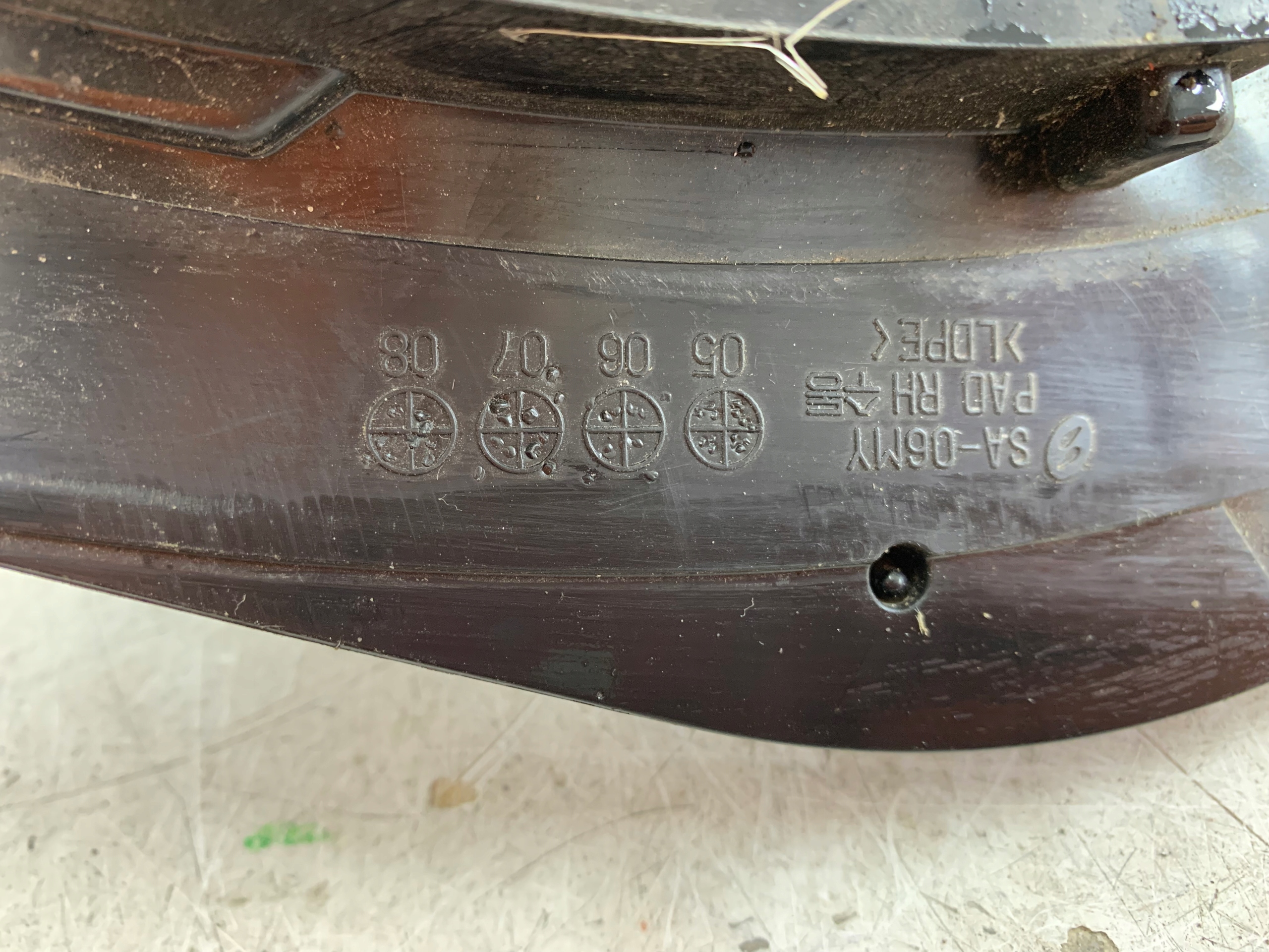KIA PICANTO and LIFT mirror right P9 manually