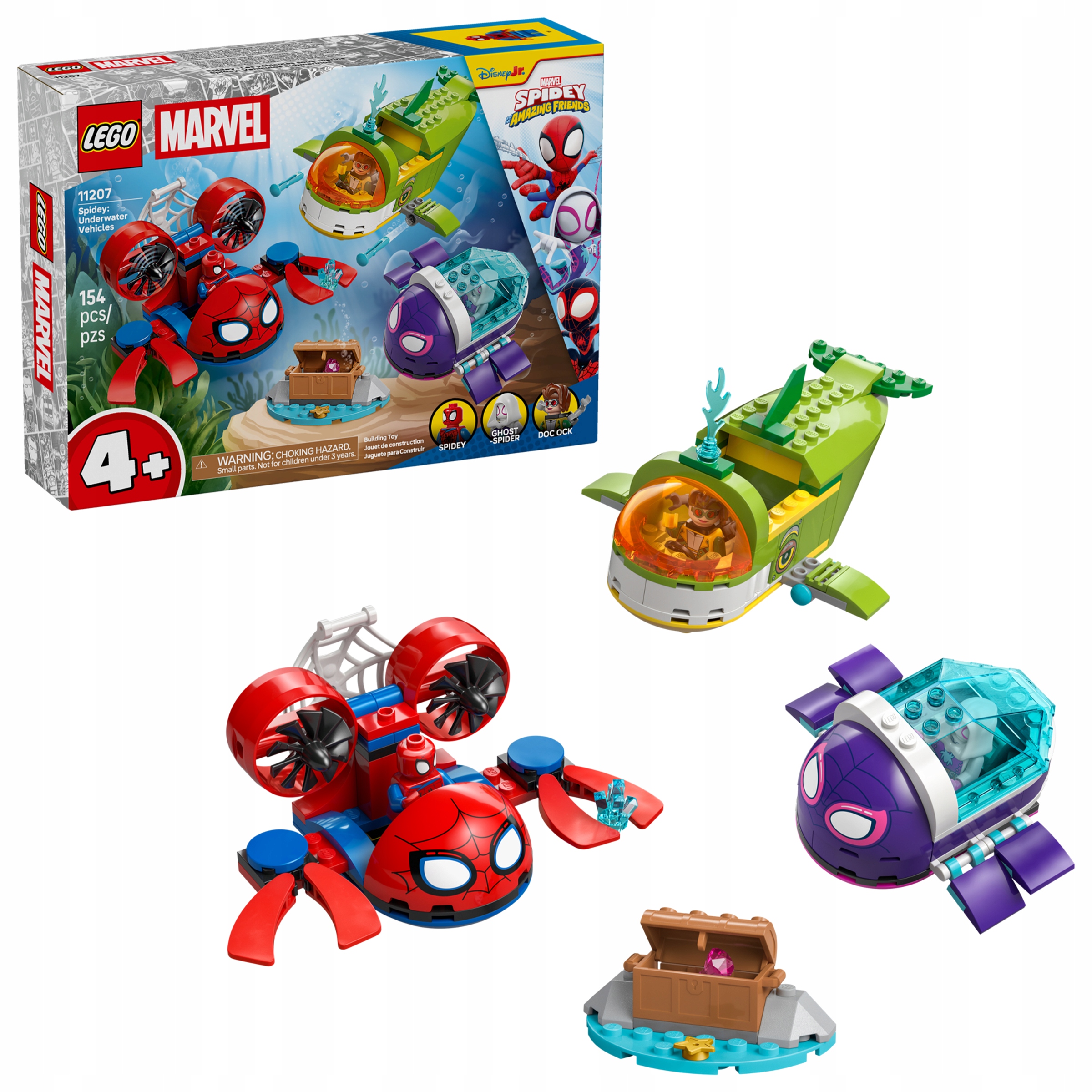 Lego Marvel Heroes 11207 Spidey: podvodní vozidla