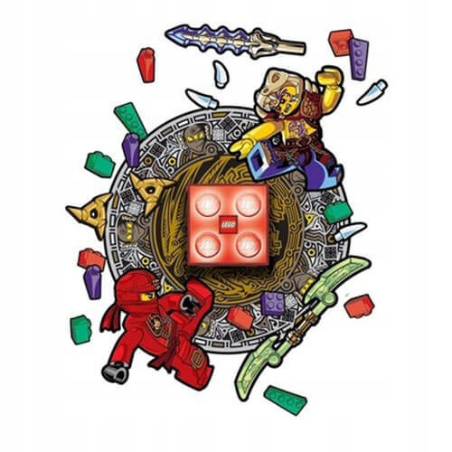 Lampka NI4K Lego Ninjago klocek z naklejką Kai