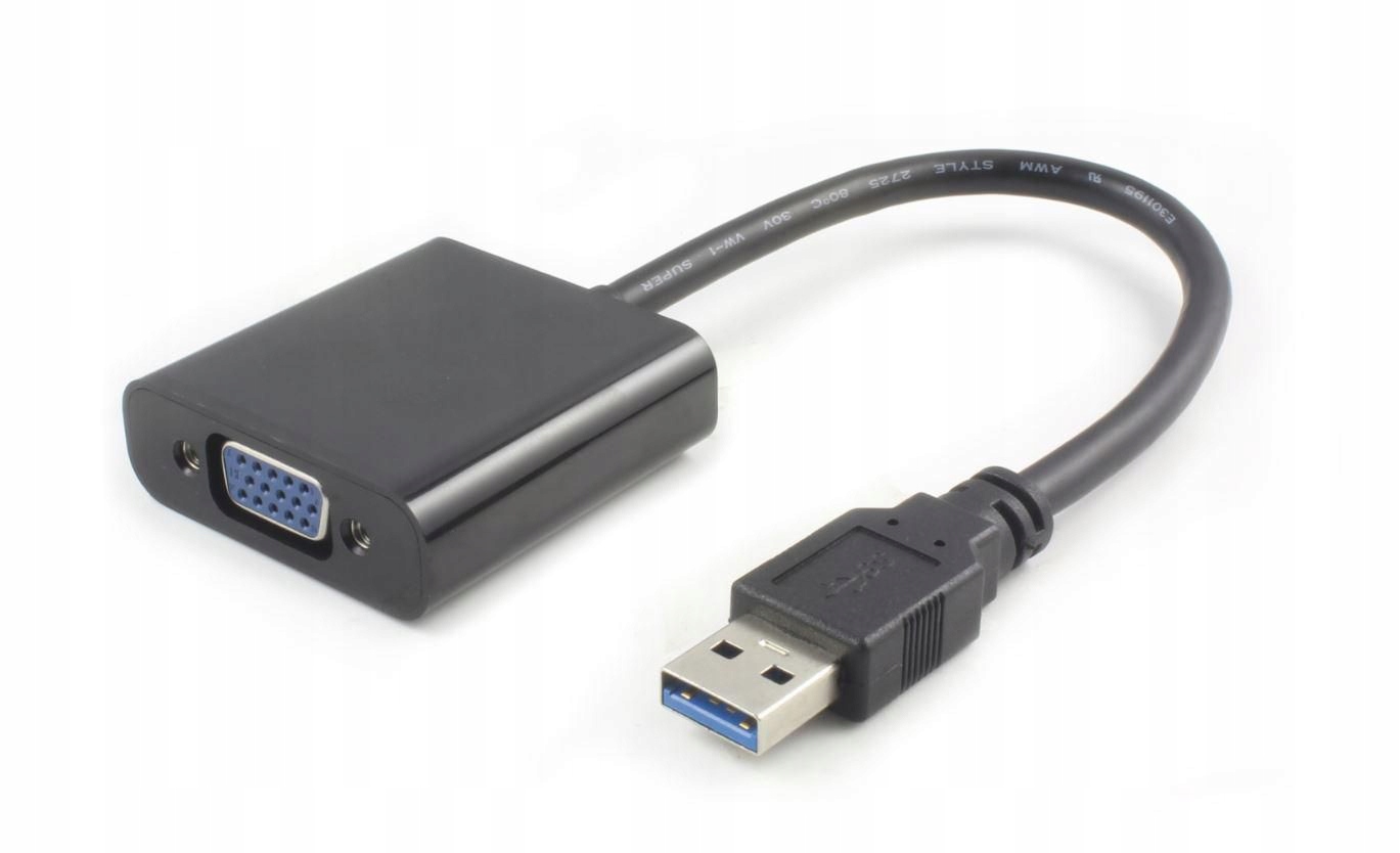 MicroConnect Usb 3.0-VGA M/f Černý