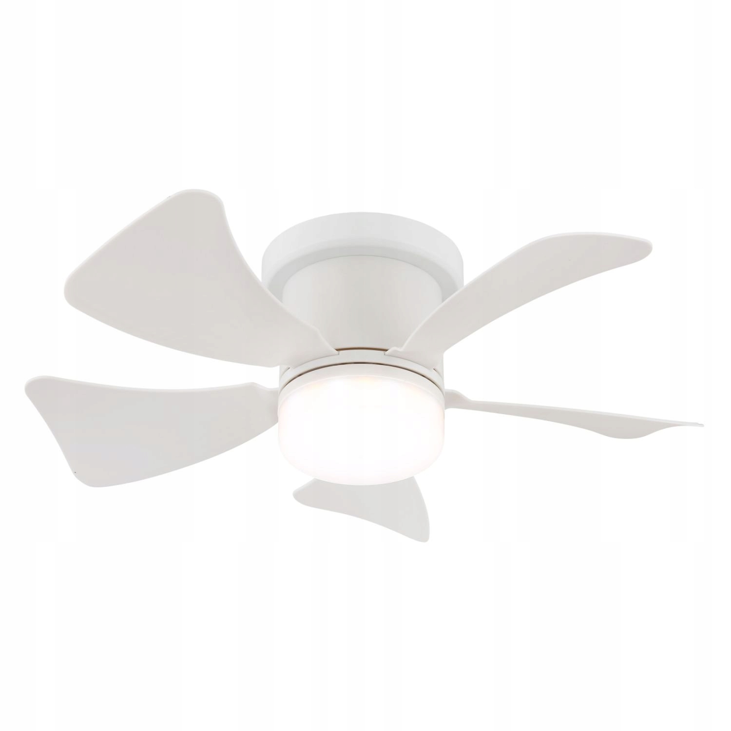 Stropný ventilátor s Led osvetlením Hines 03609 W od spoločnosti Globo Lighting