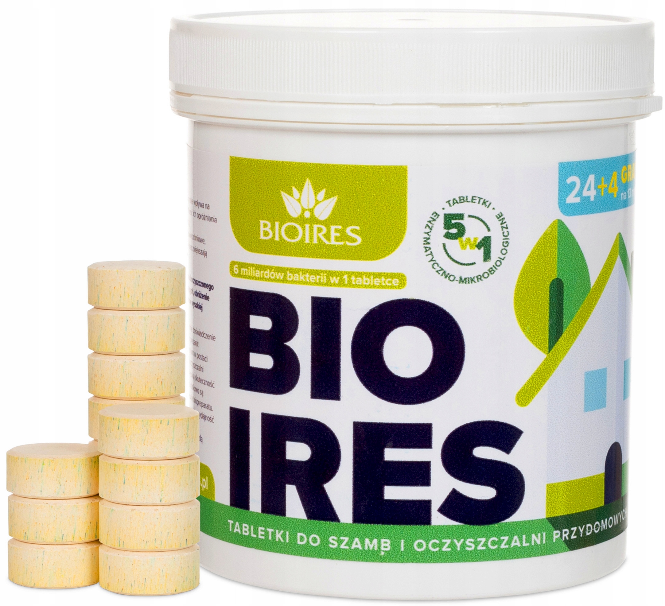 

Tabletki do szamba Bioires na ROK+Tłuszcze 5w1