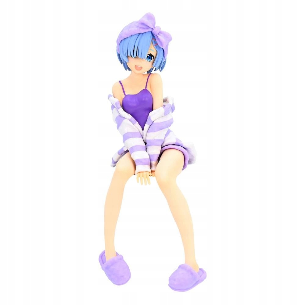 Re Zero Rem „Room Wear Purple“ – Soška Pvc Noodle Stopper 14 cm