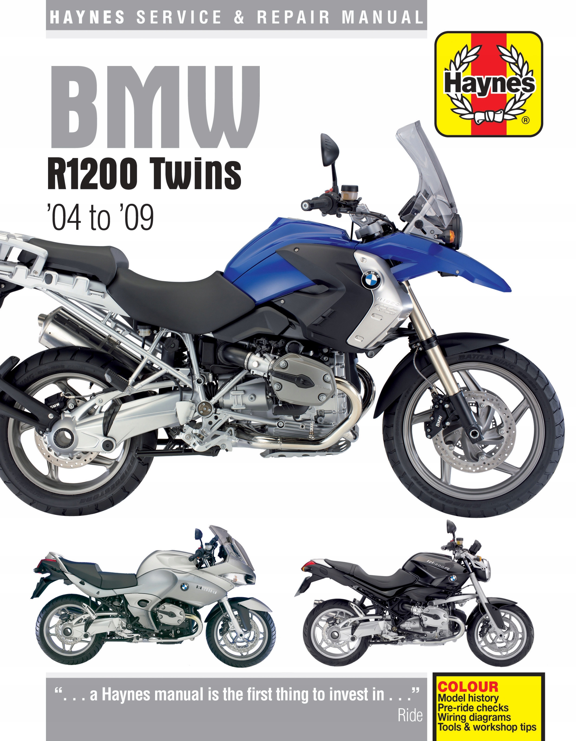 BMW R 1200 RT (05-09) SAM NAPRAWIAM I OBSŁUGUJE MOTOCYKL Stan opakowania oryginalne