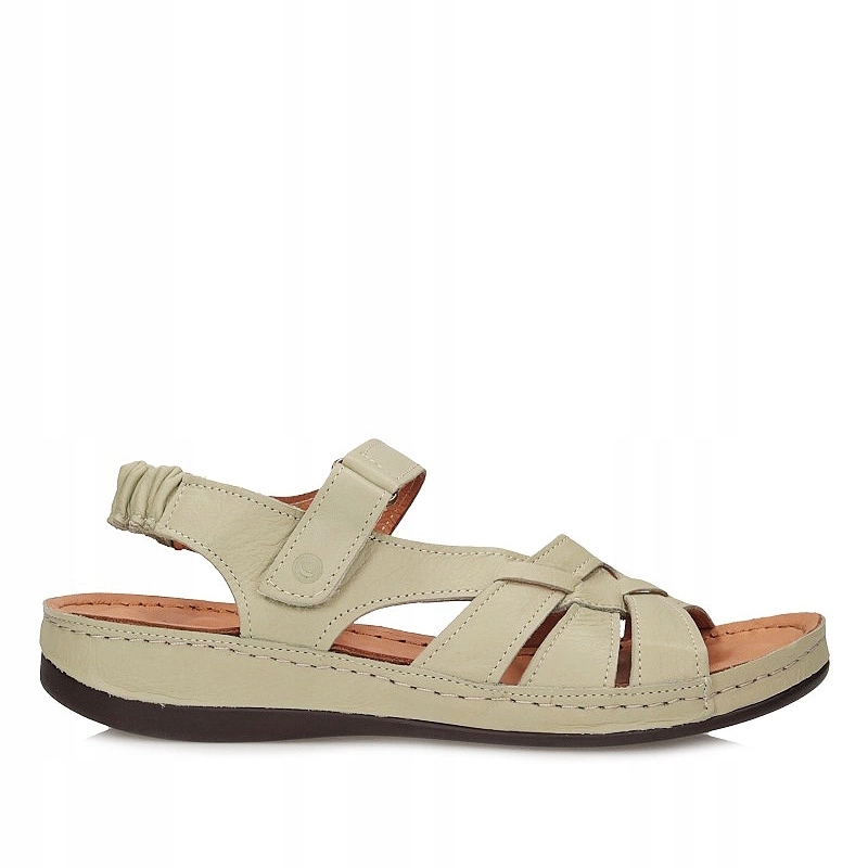 Měkké kožené každodenní sandály Comfortabel 710215-07