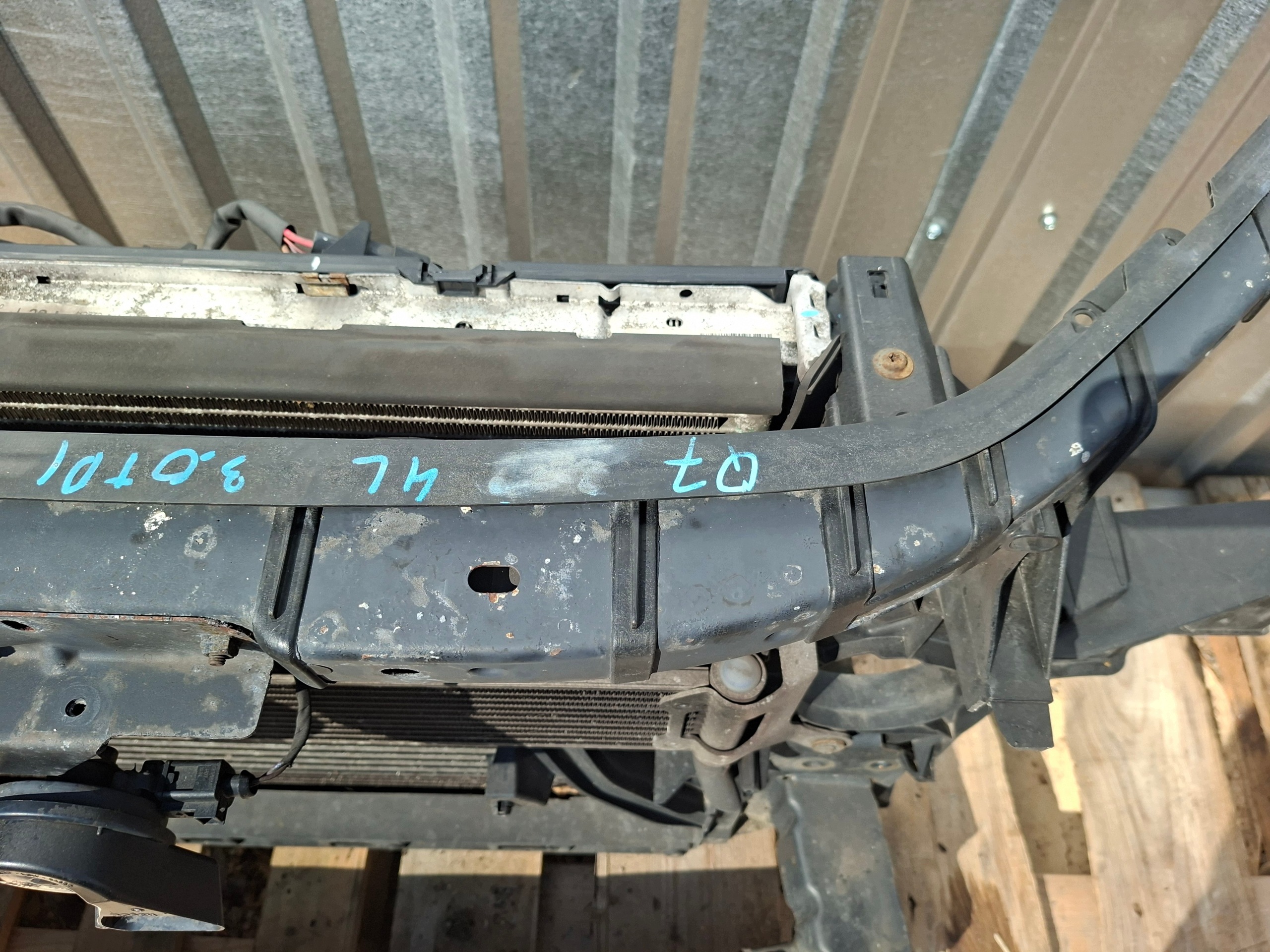 front body wall front z chlodnicami complete q7 4l 3.0 engine BUK AUTOMAT