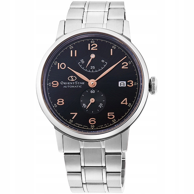 Pánské Hodinky Orient Star RE-AW0001B00B stříbrný náramek