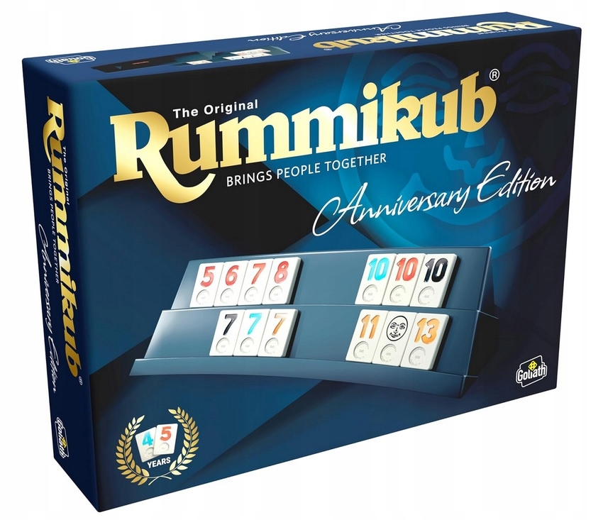 Rummikub Edycja Rocznicowa 45 Lat Gra Rodzinna Deluxe 2-4 Osoby