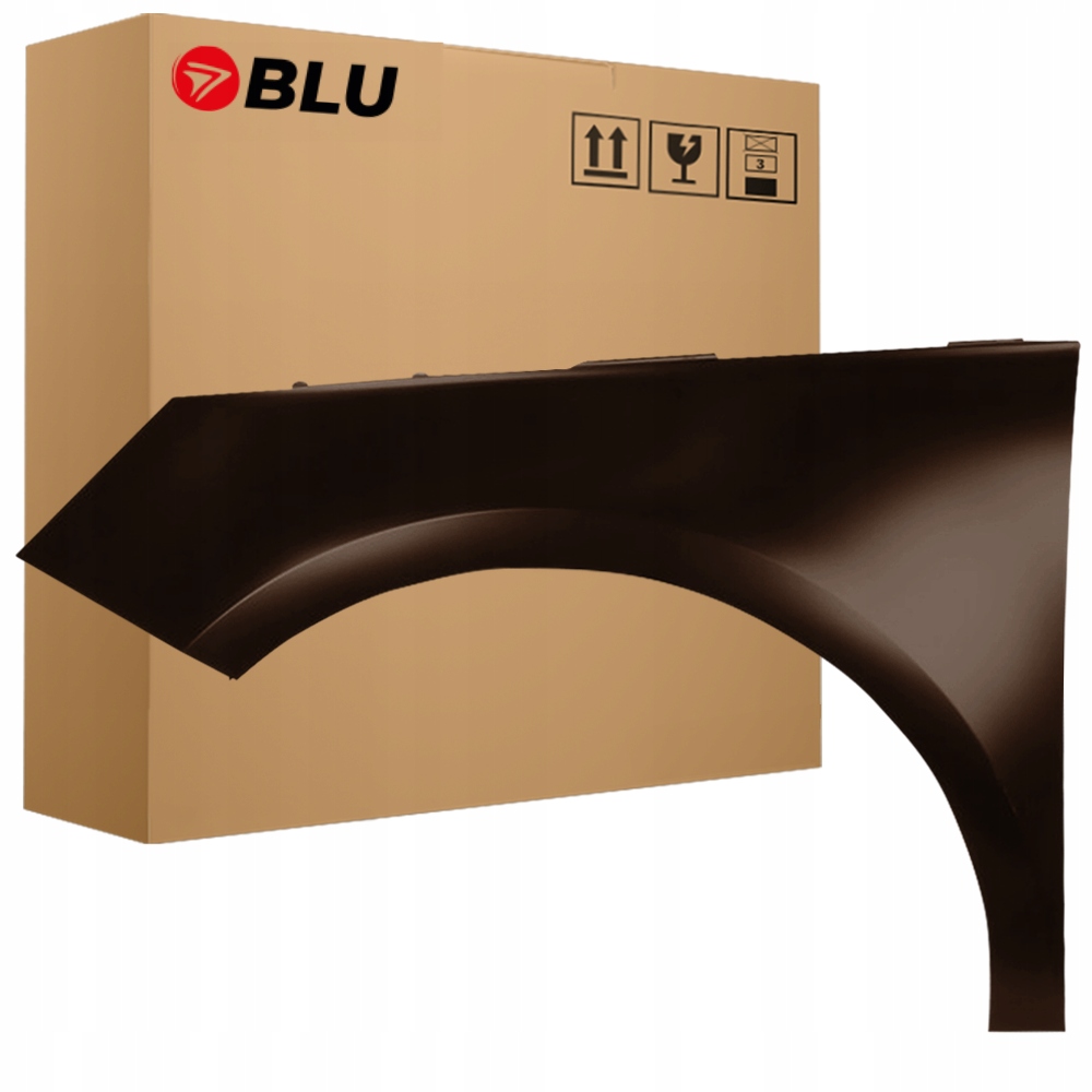 Blu Blatník Audi A1 8X LZ8W levý hnědý 10-18 přední