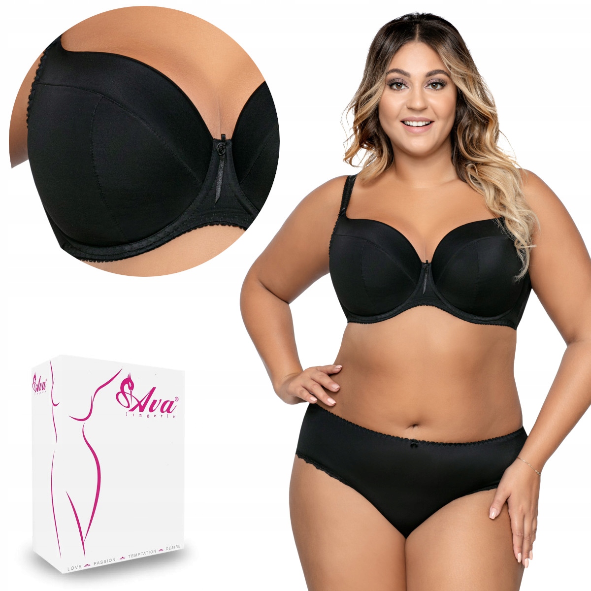 Podprsenka Full Cup Av 1263 černá 90I