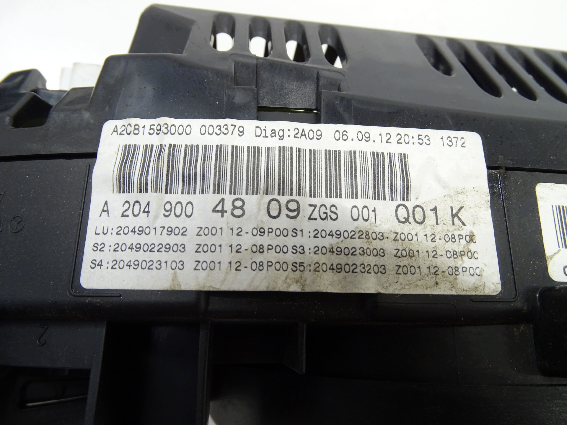 dials dials MERCEDES C class W204 a2049004809 UK
