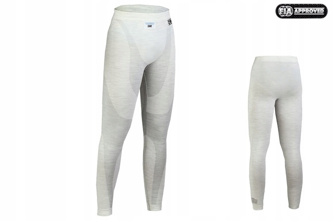 Kalhoty Omp One biele, homologácia Fia veľ XXL