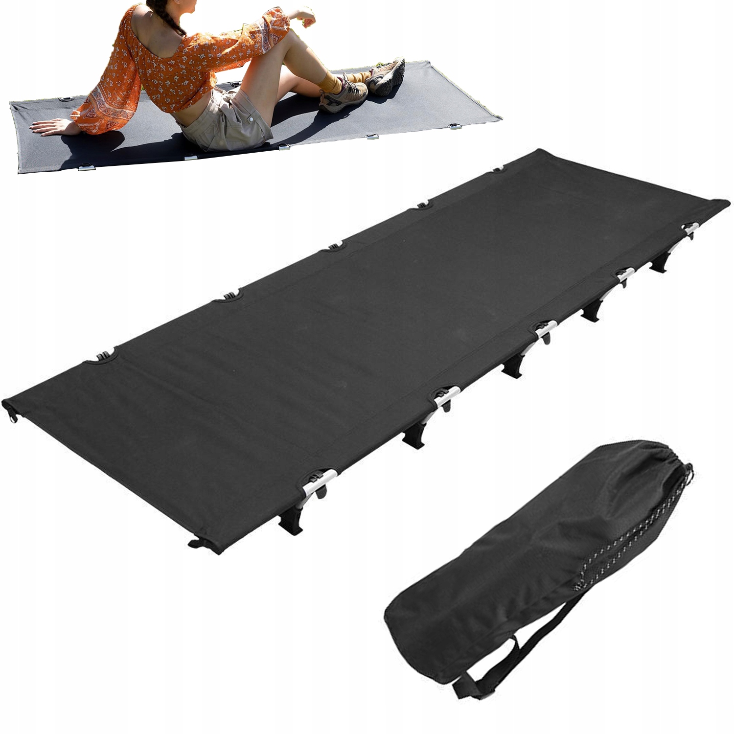 Polní Postel Ultralehké Kempingové Lehátko Skládací Přenosné