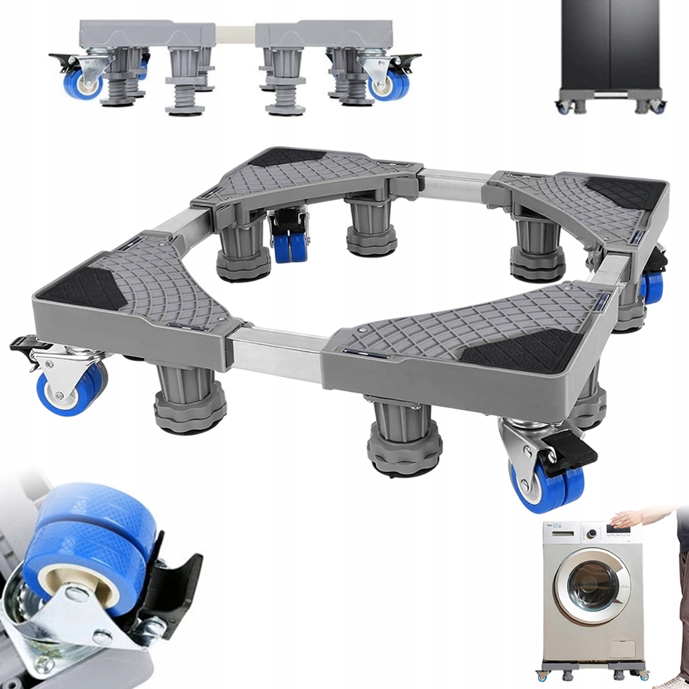 Podstawa Z Kółkami I Regulacją Wysokości Do Pralki I Zamrażarki