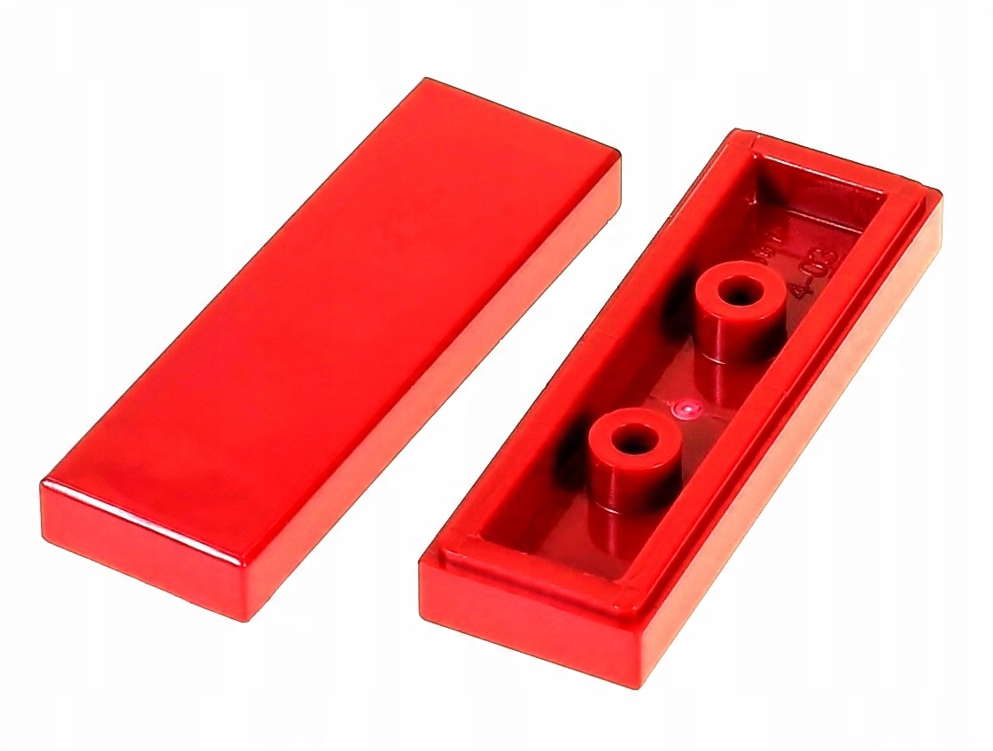 

Lego Płytka gładka 1x3 63864 czerwona 2 szt.