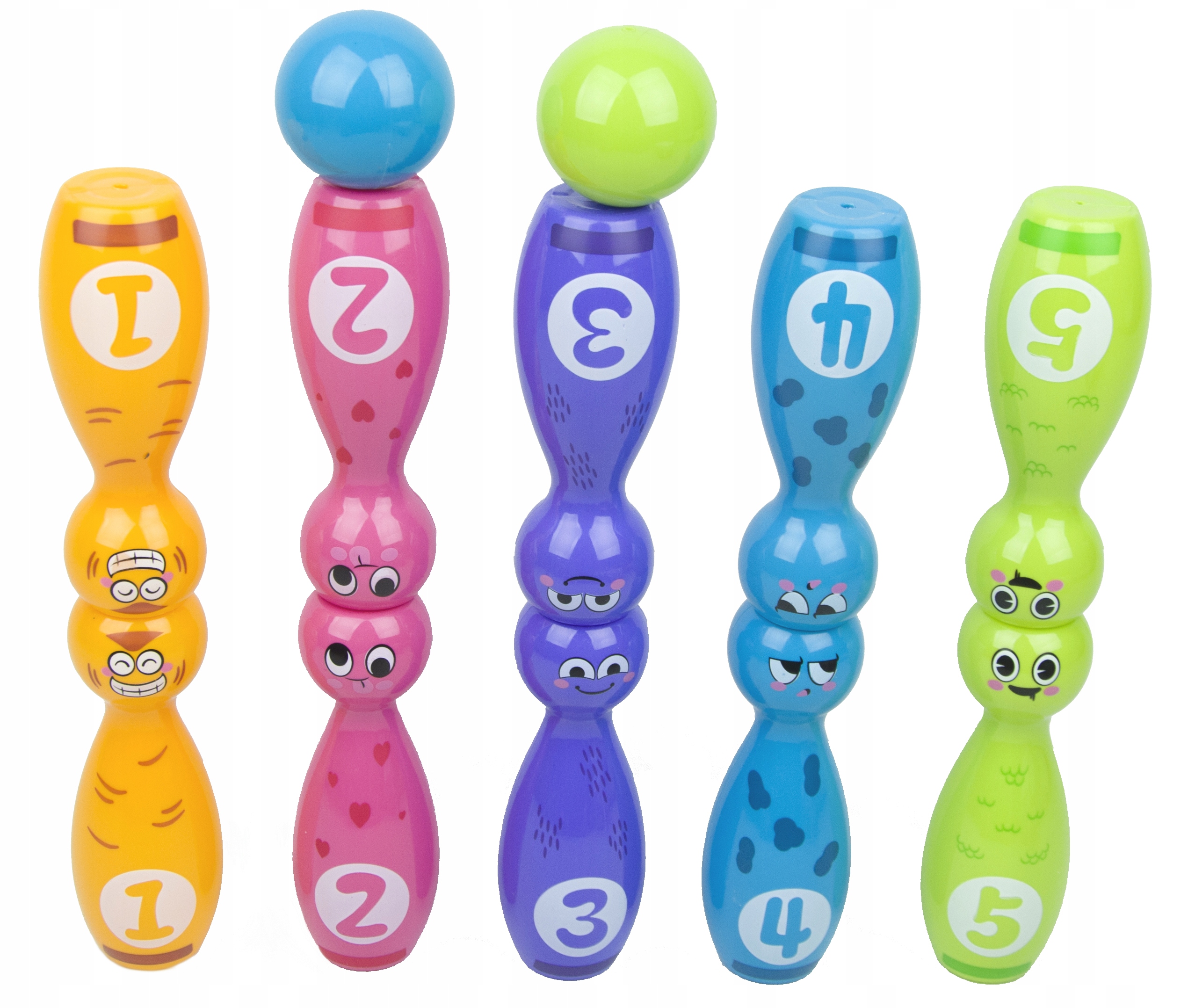 GRA ZRĘCZNOŚCIOWA W KRĘGLE ZESTAW DO GRY W KRĘGLE 10 KRĘGLI 2 KULE BOWLING