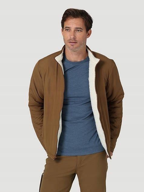 Pánská přechodová bunda Wrangler Sherpa Jacket Kangaroo W4M8ELH60 L